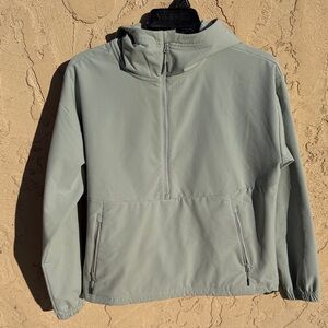 Eddie Bauer Light Gray Windbreaker